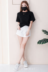 【T8182】高品质纯棉宽松大码版型圆领短袖日常休闲百搭上衣 ❤❤ 【B-R1-C3】