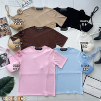【O1160】高品质三件套男女同款纯棉Oversized 潮流时尚上衣 ❤️❤️ 上衣➕包包➕发圈【A-RU9】
