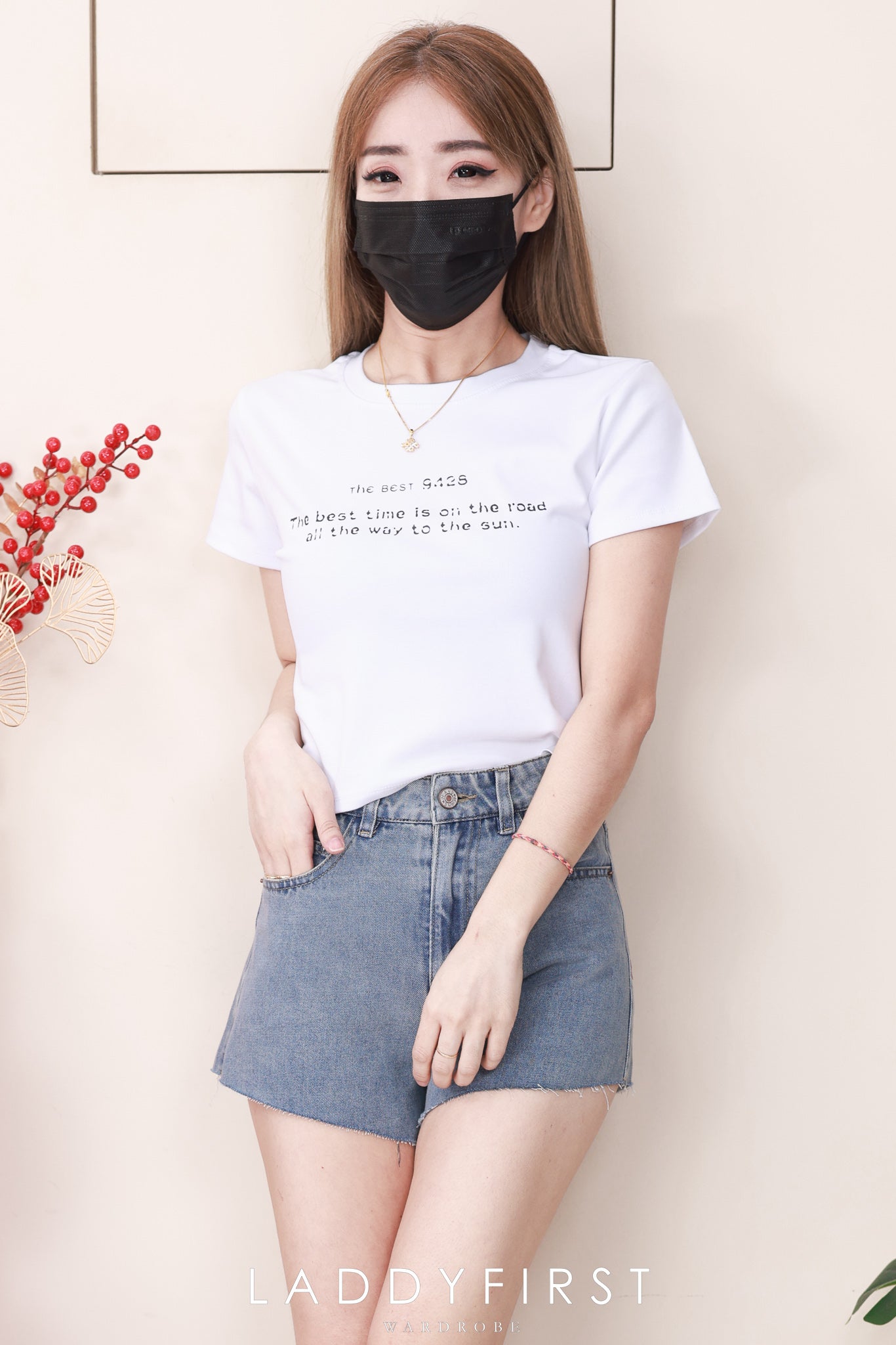 【T9017】高品质印图字母纯棉弹力圆领短袖日常简约休闲百搭上衣 ❤️