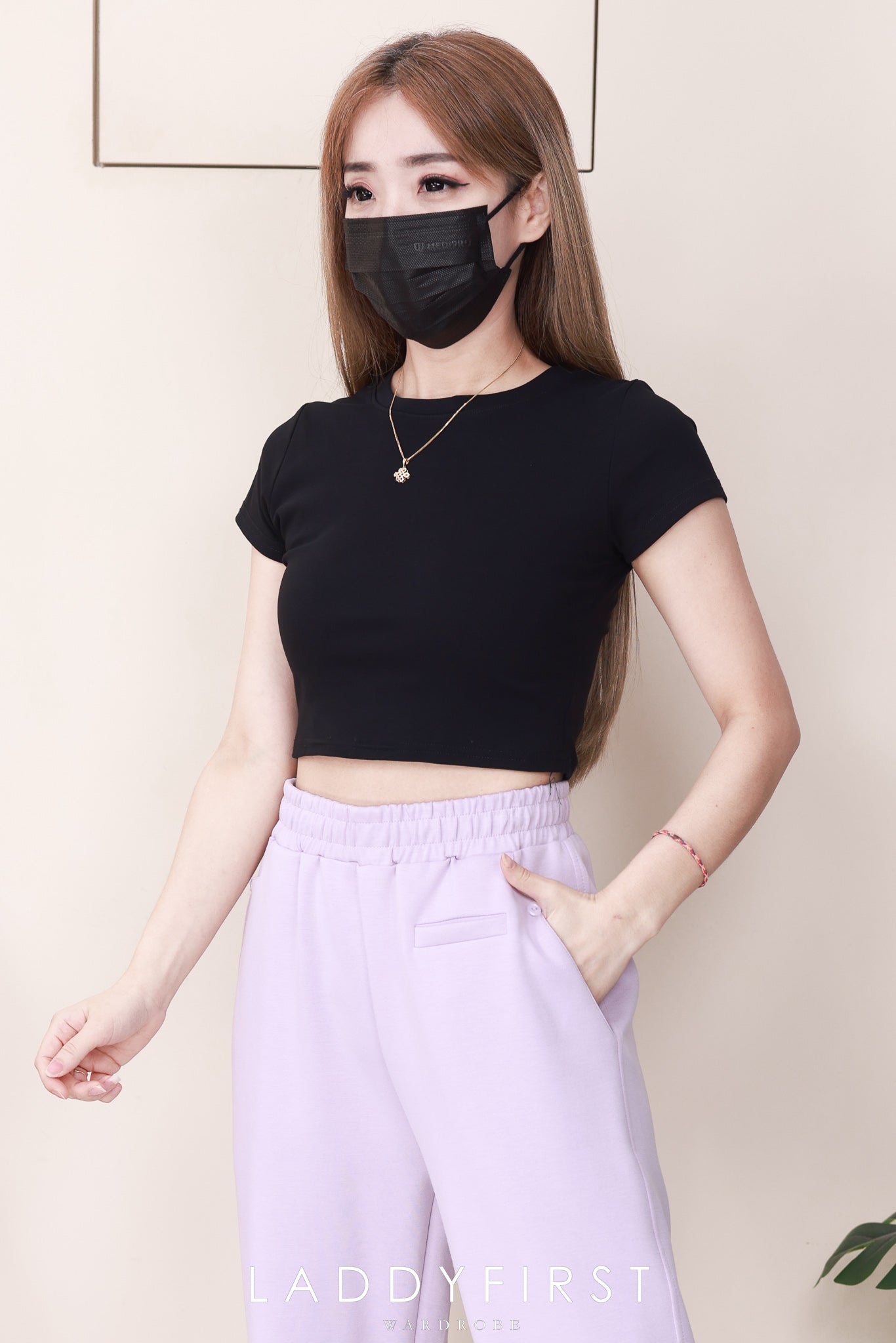 【L1188】高品质空气棉松紧腰弹力运动休闲长裤，有口袋 ❤️❤️ 【A-R2-C4】