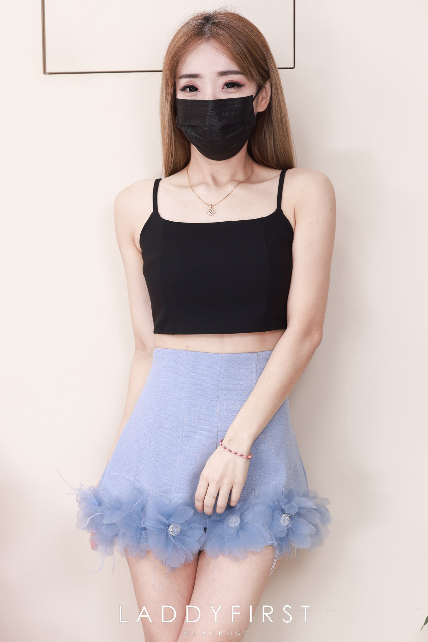 【S25213】【补厂家现货⚡️⚡️】高品质高端仙子立体花瓣小香风高腰短裤 ❤️❤️