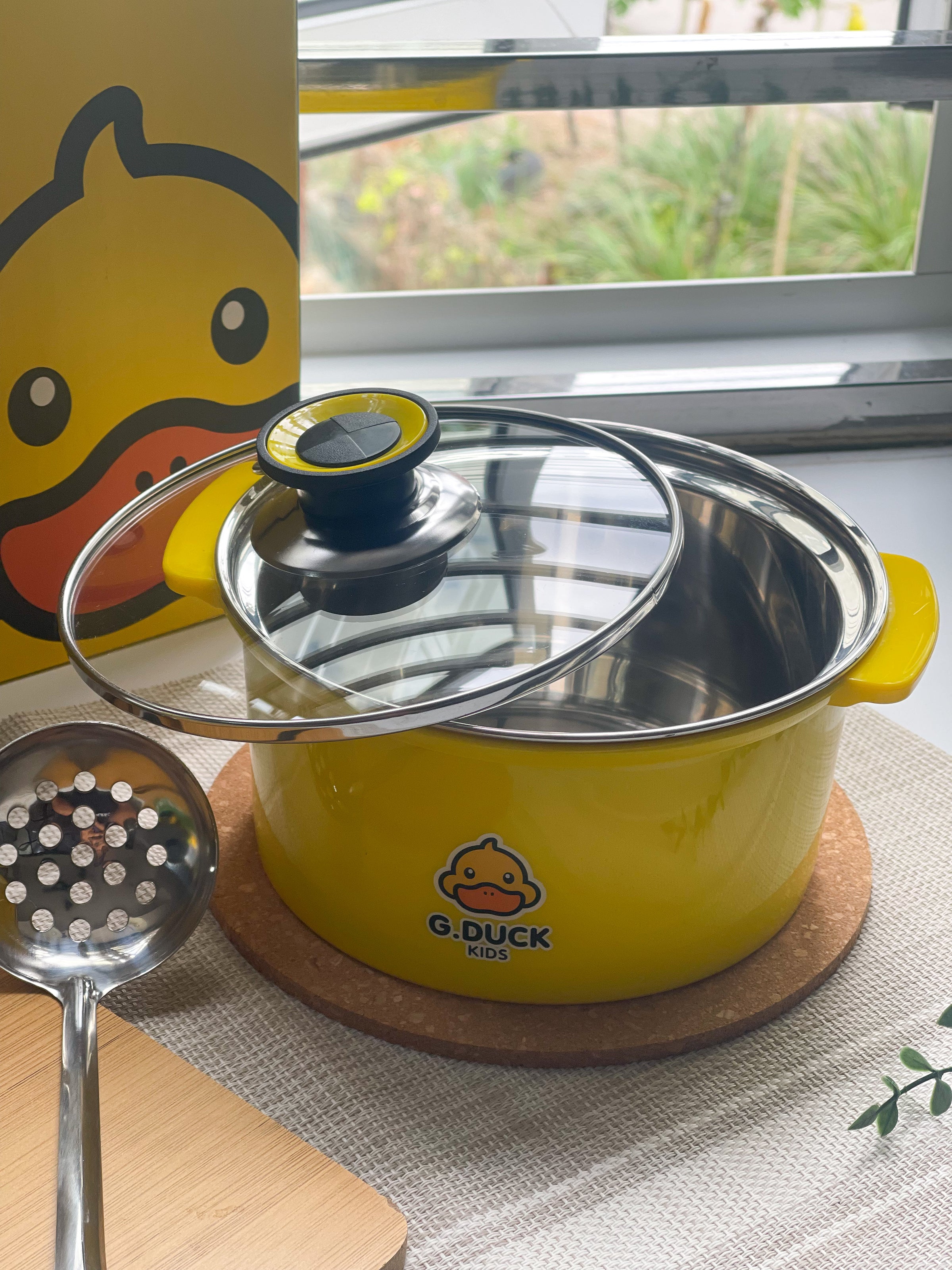 【P2505】爆品小黄鸭系列 🐥 高颜值多用途单人火锅套装 ❤️