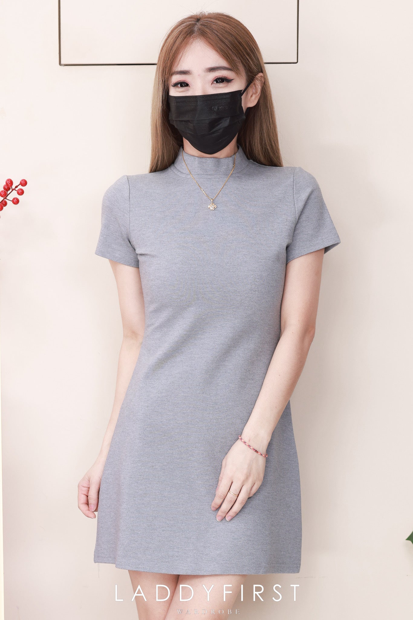 【D2616】高品质厚实罗马修身显腰型简约百搭连身裙子 ❤️❤️