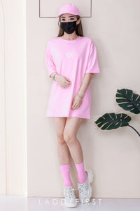 【O1167】高品质三件套男女同款纯棉Oversized 潮流时尚上衣 ❤️❤️ 上衣👕➕帽子🧢➕袜子🧦【A-RU11】