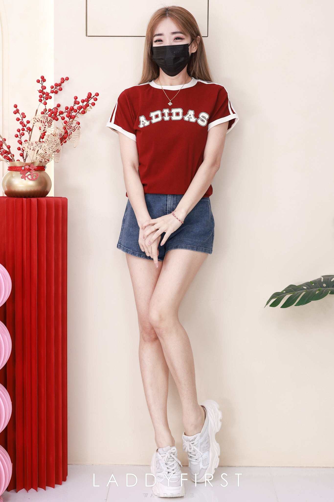 【S5776】高品质COTTON JEANS日常简约款牛仔高腰百搭短裤，有口袋 ❤️❤️