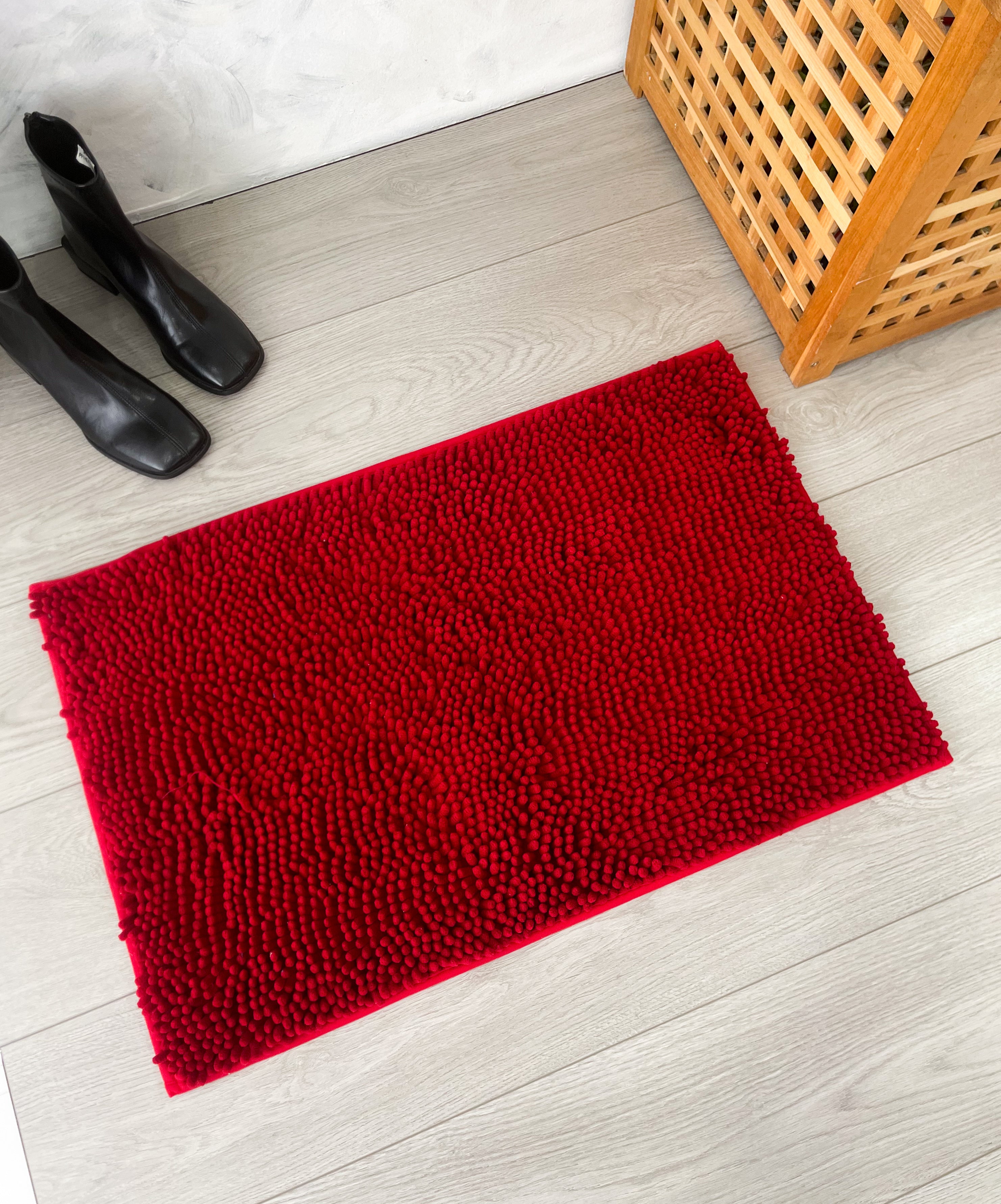 【P135511】高质感雪尼尔长毛亲肤柔软吸水防滑地垫地毯 ❤️