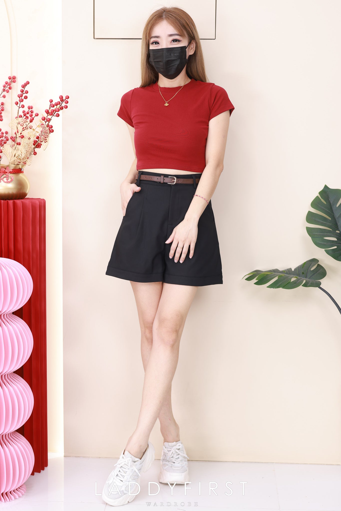 【T979】* 独家高腰T版型 * 高品质纯棉弹力圆领短袖日常简约百搭上衣 ❤❤