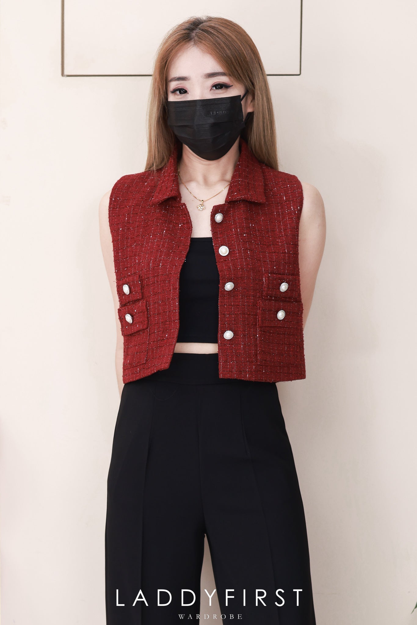 【T2792】高品质高端气质名媛风小香风马甲式上衣/外套 ❤❤