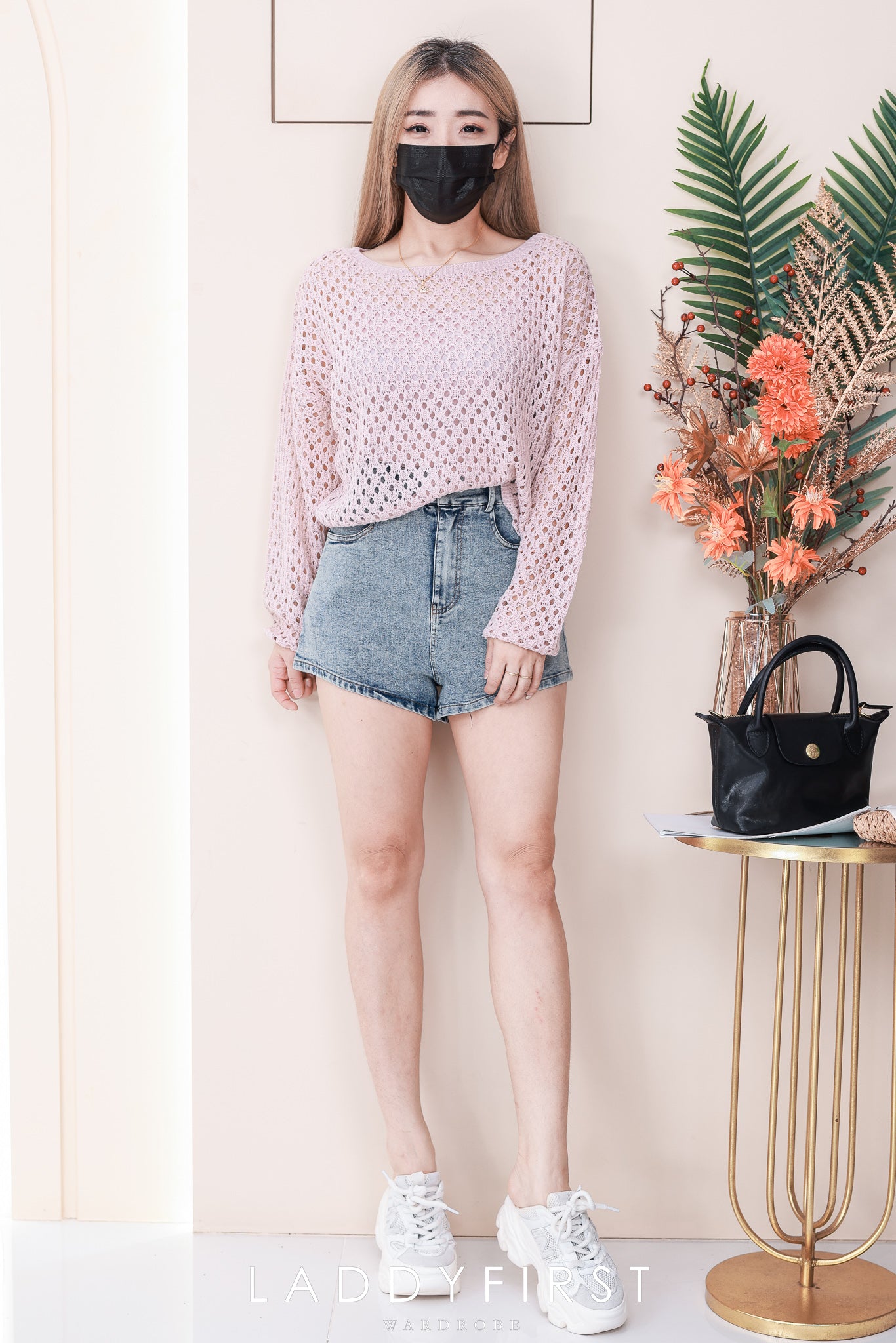 【S6160】高品质COTTON JEANS牛仔弹力日常简约高腰百搭短裤，有口袋 ❤️❤️