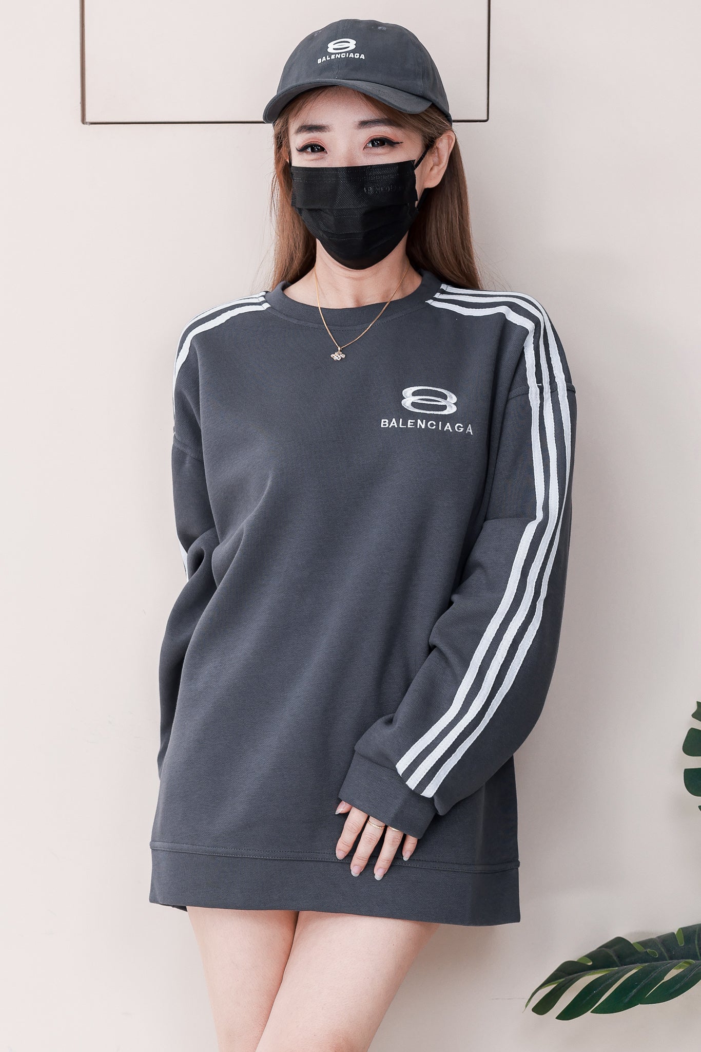 【O80112】高品质三件套男女同款厚实卫衣棉Oversized 潮流时尚长袖上衣 ❤️❤️ 上衣👕➕帽子🧢➕袜子🧦*【A-RU6】