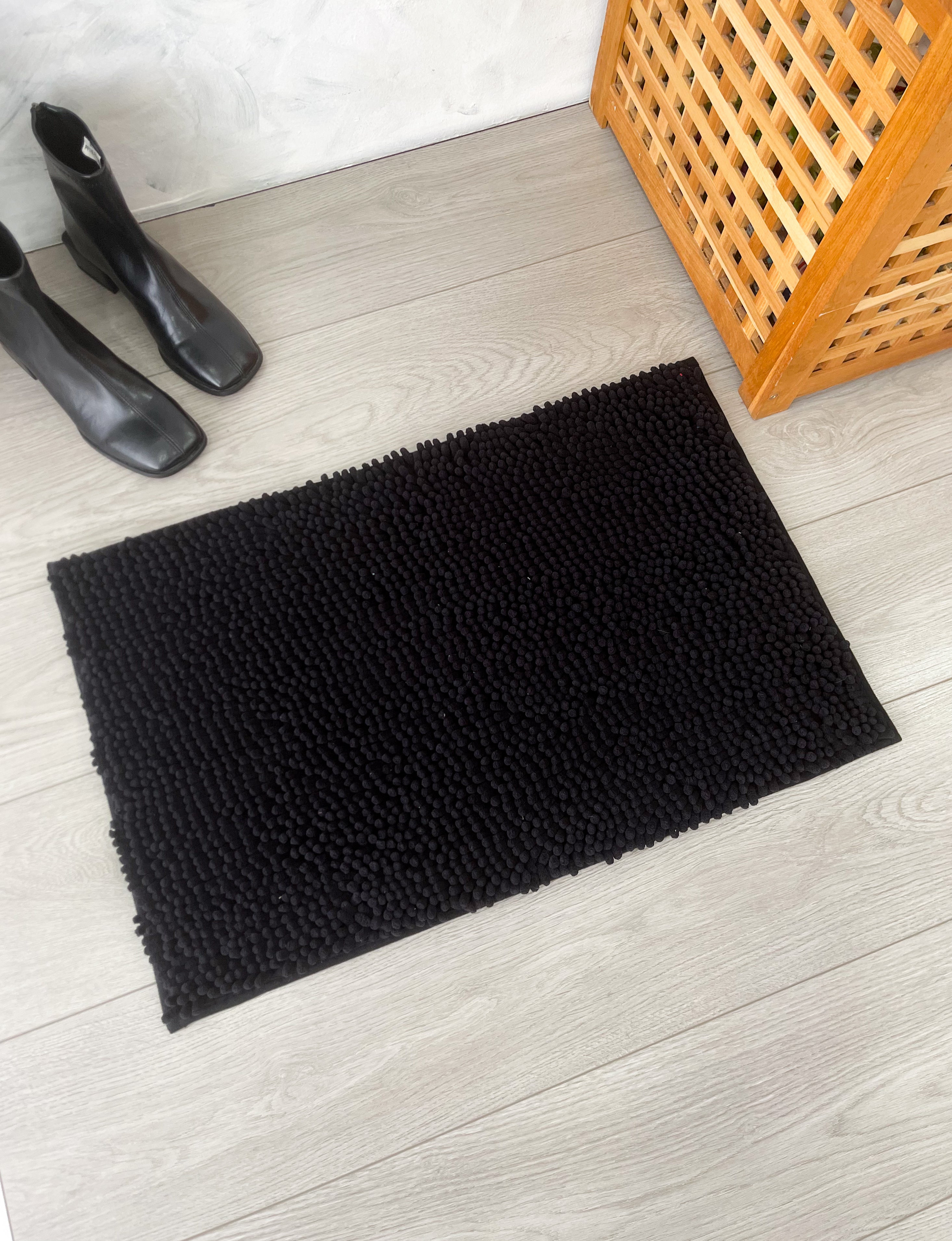 【P135511】高质感雪尼尔长毛亲肤柔软吸水防滑地垫地毯 ❤️