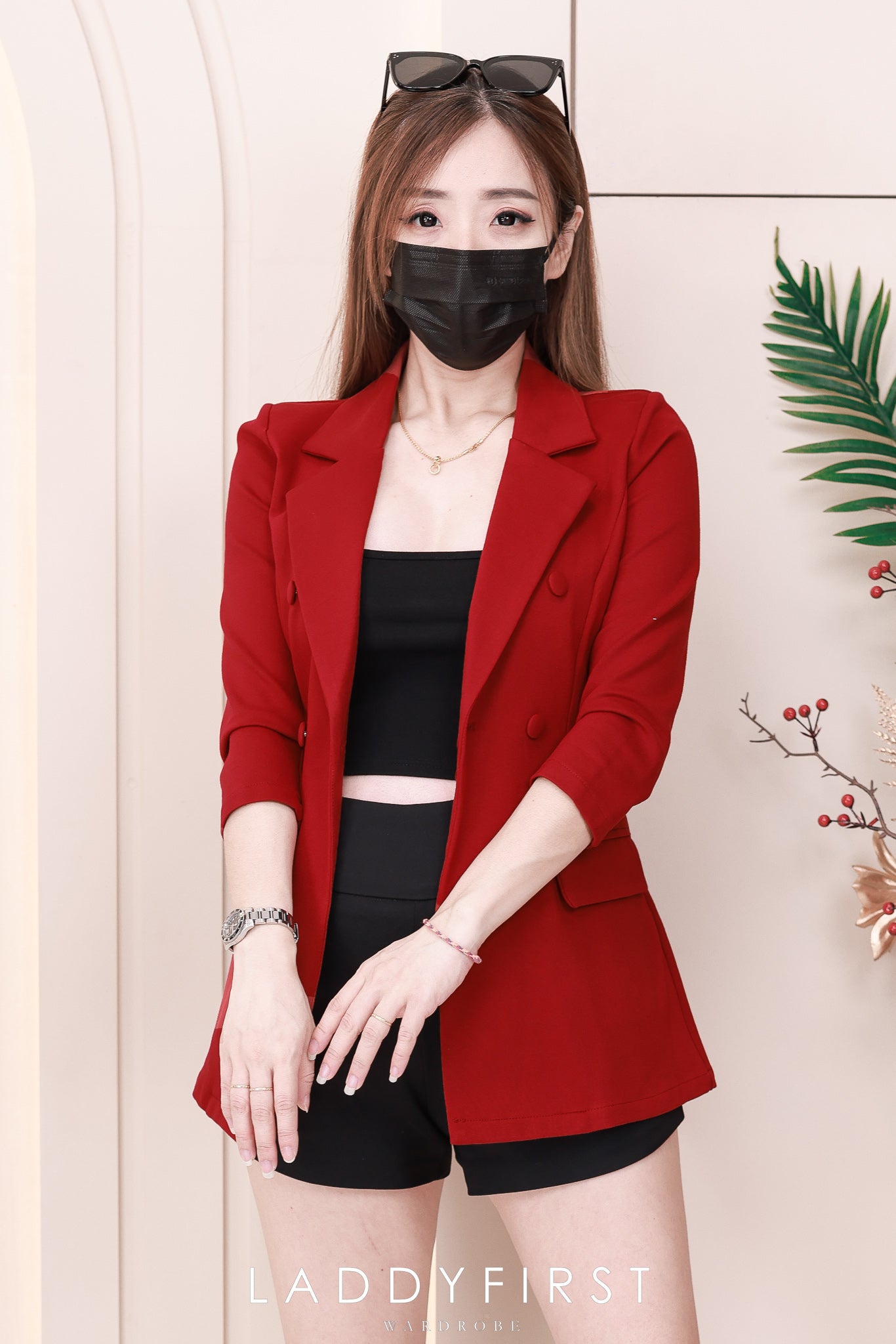 【JK1920】LFW独家爆款 欧美风高档罗马弹力修身长袖百搭风衣外套，带肩垫  , 有口袋 ❤❤