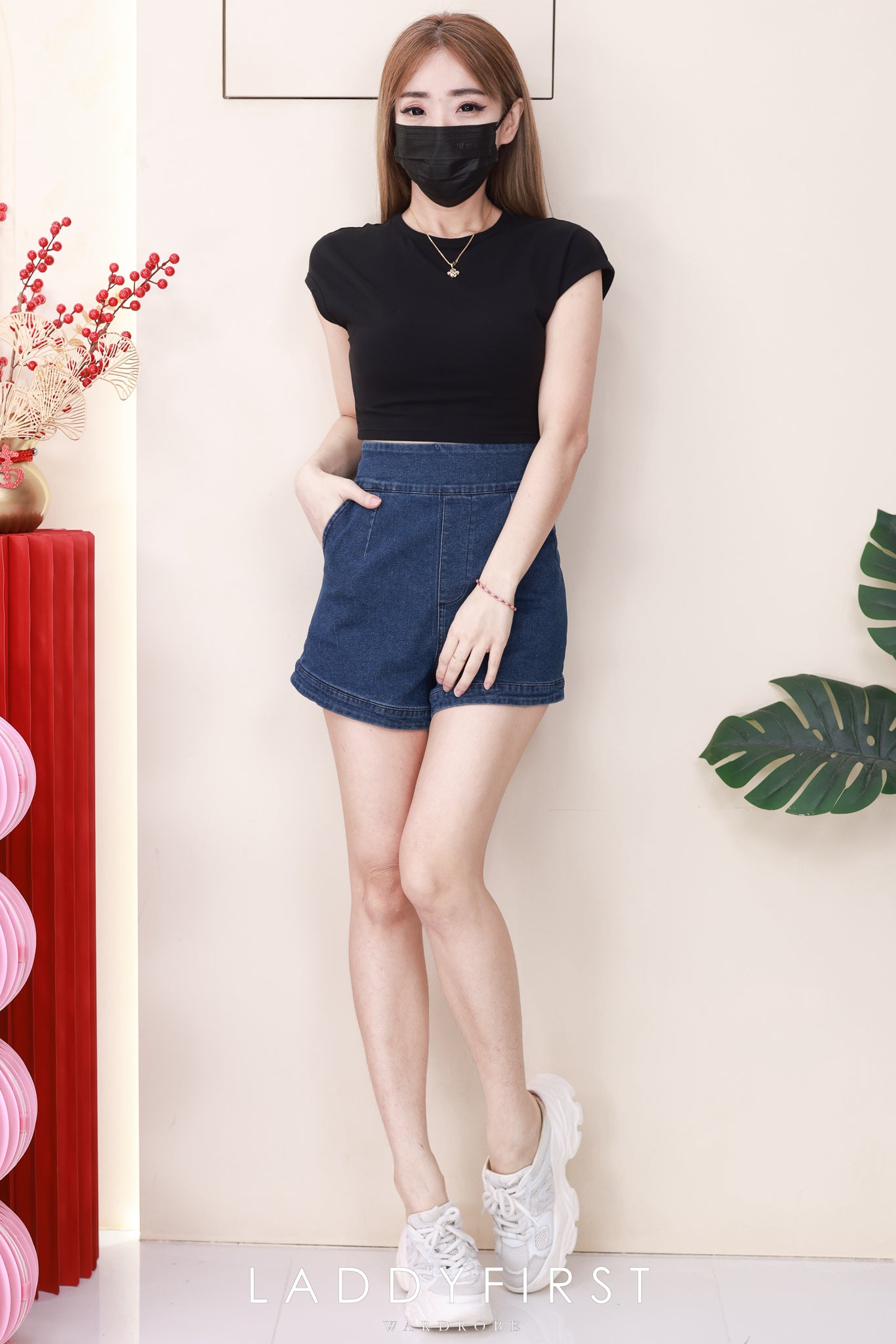 【T3545】优先抢购 ‼️‼️【高腰T】独家爆款高品质百搭必备款纯棉弹力短版百搭上衣 ❤❤