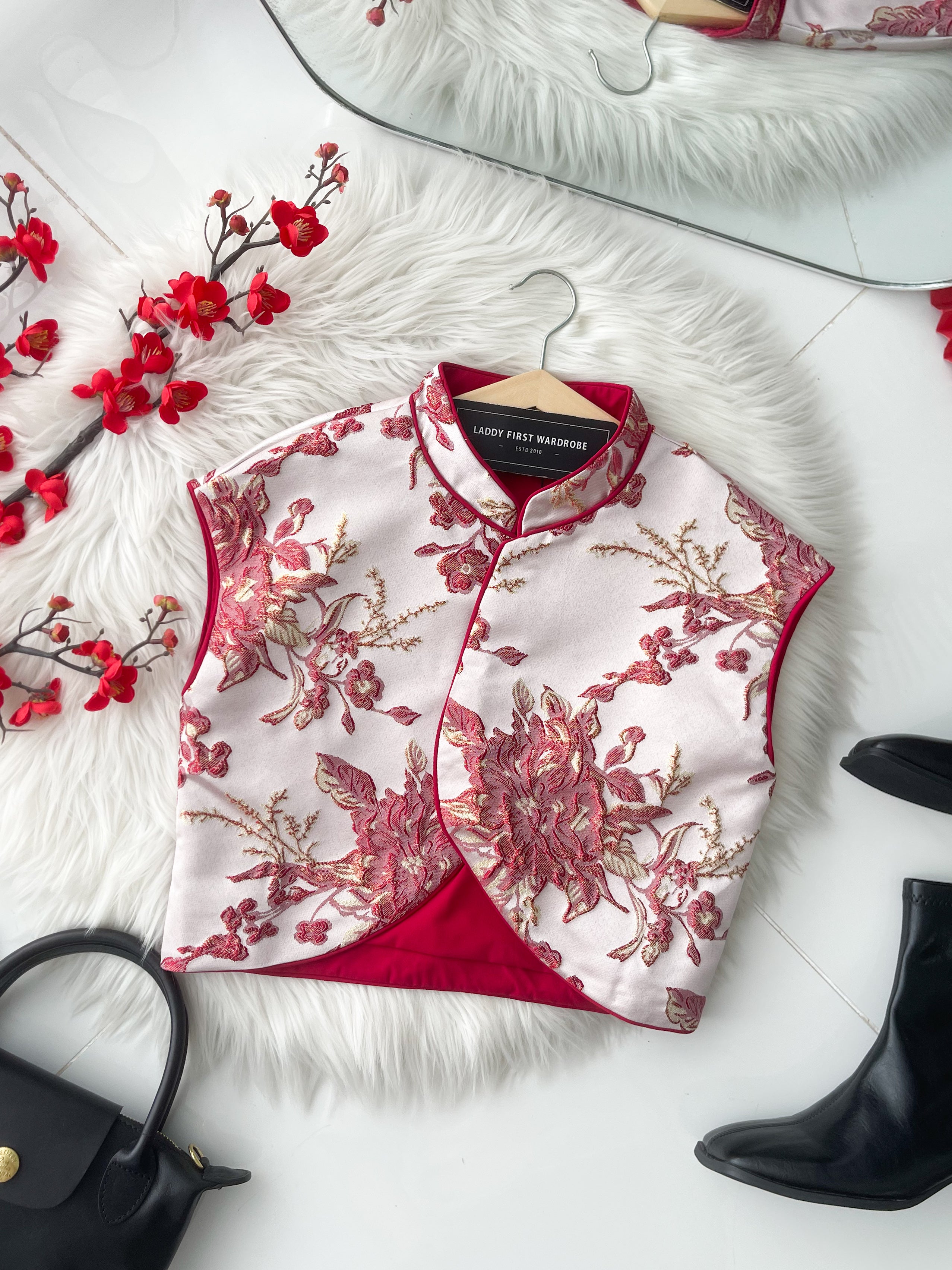 【T98814】高品质新中式提花旗袍上衣 ❤❤