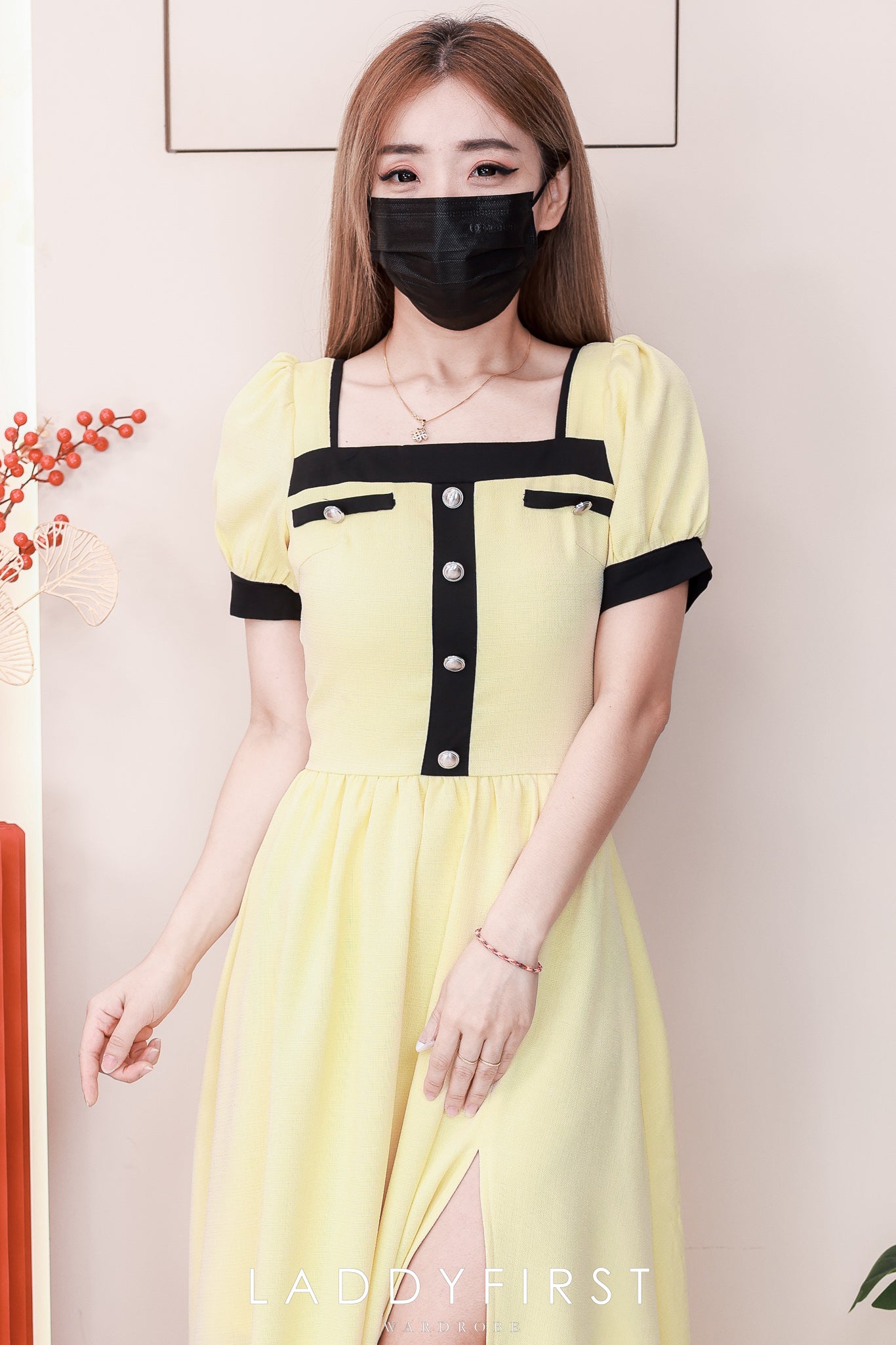 【D110909】高品质优雅气质小香风连身长裙 ❤❤ 【D-R2-C4】