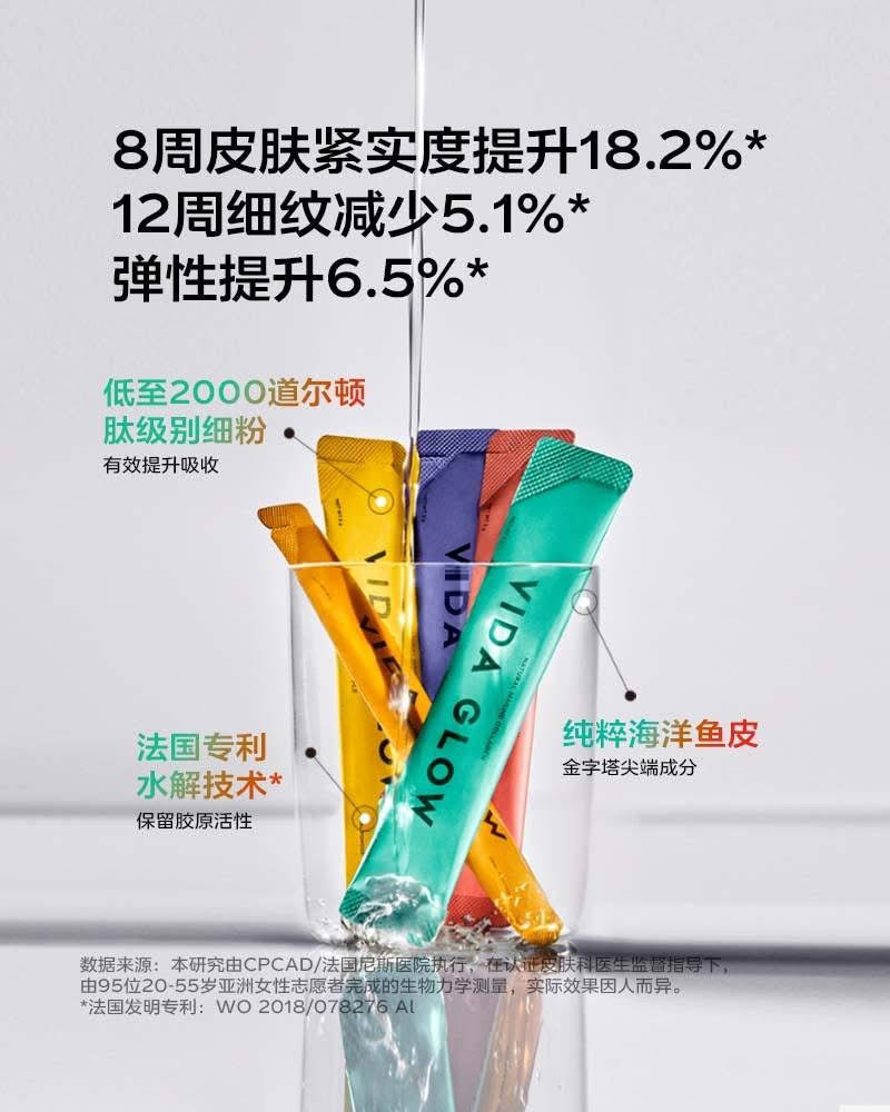 【P705】💥新会员限时专享💥✨养成美白肌✨ VIDA GLOW 美白胶囊+胶原蛋白肽饮/粉组合 💛