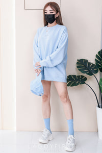 【O80220】高品质三件套男女同款厚实卫衣棉Oversized 潮流时尚长袖上衣 ❤️❤️ 上衣👕➕帽子🧢➕袜子🧦【A-RU1】