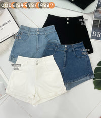 【S4978 / 19887】高品质简约休闲COTTON JEANS牛仔百搭短裤，有口袋 ❤️❤️ 【A-R1-C2】