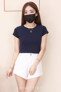 【T80792】【直播间搭配款】独家爆款高品质纯棉弹力圆领短袖简约日常百搭款上衣 #衣柜必入手百搭款 ❤❤【A-R3-C2】