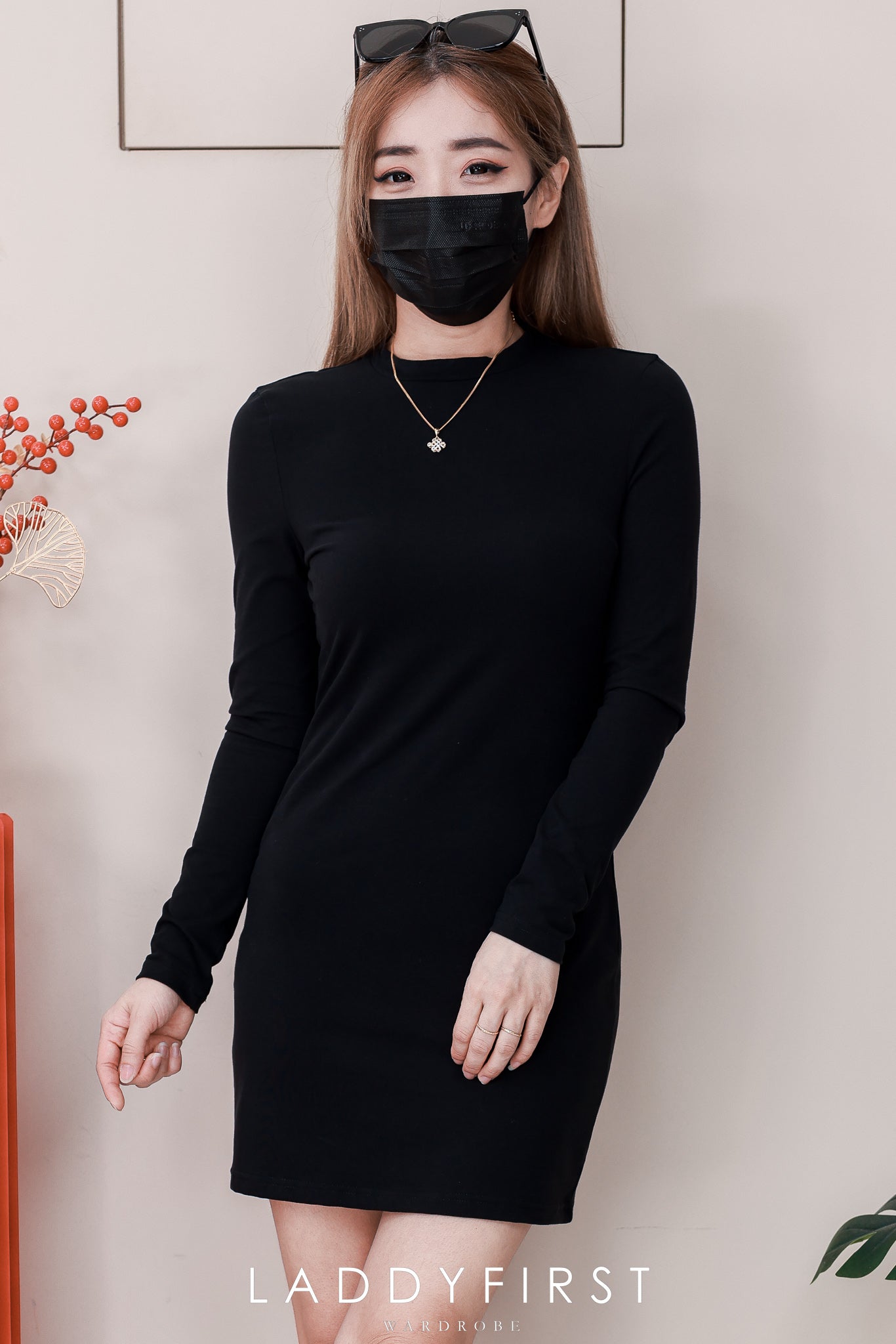 【D3541】独家爆款高品质强推修腰显瘦纯棉弹力慵懒时尚百搭长袖连身裙子 ❤️❤️