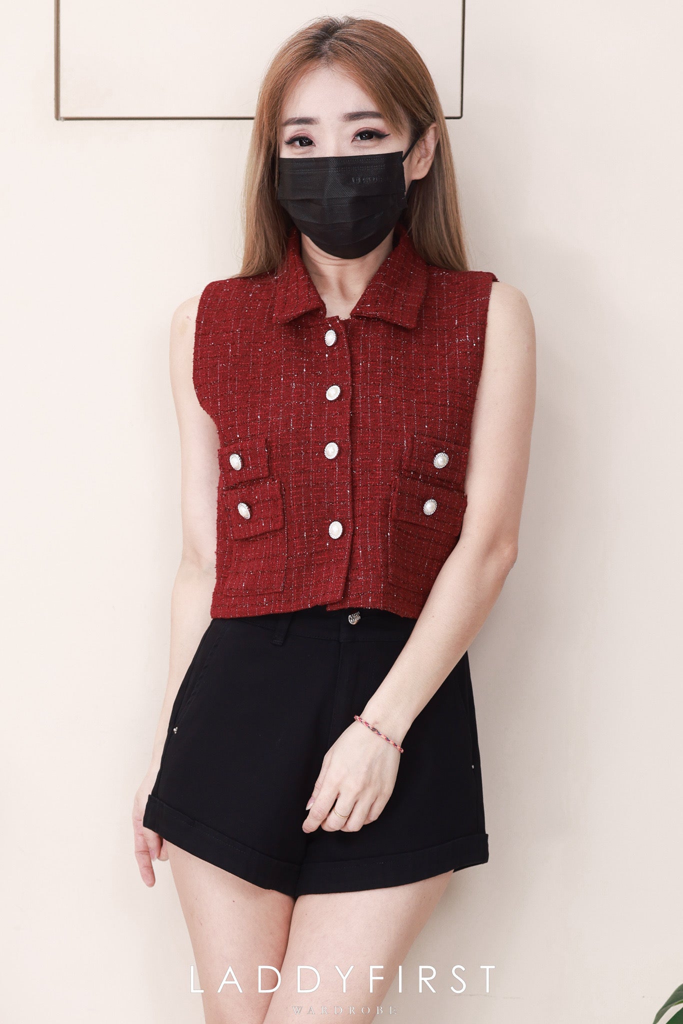 【T2792】高品质高端气质名媛风小香风马甲式上衣/外套 ❤❤