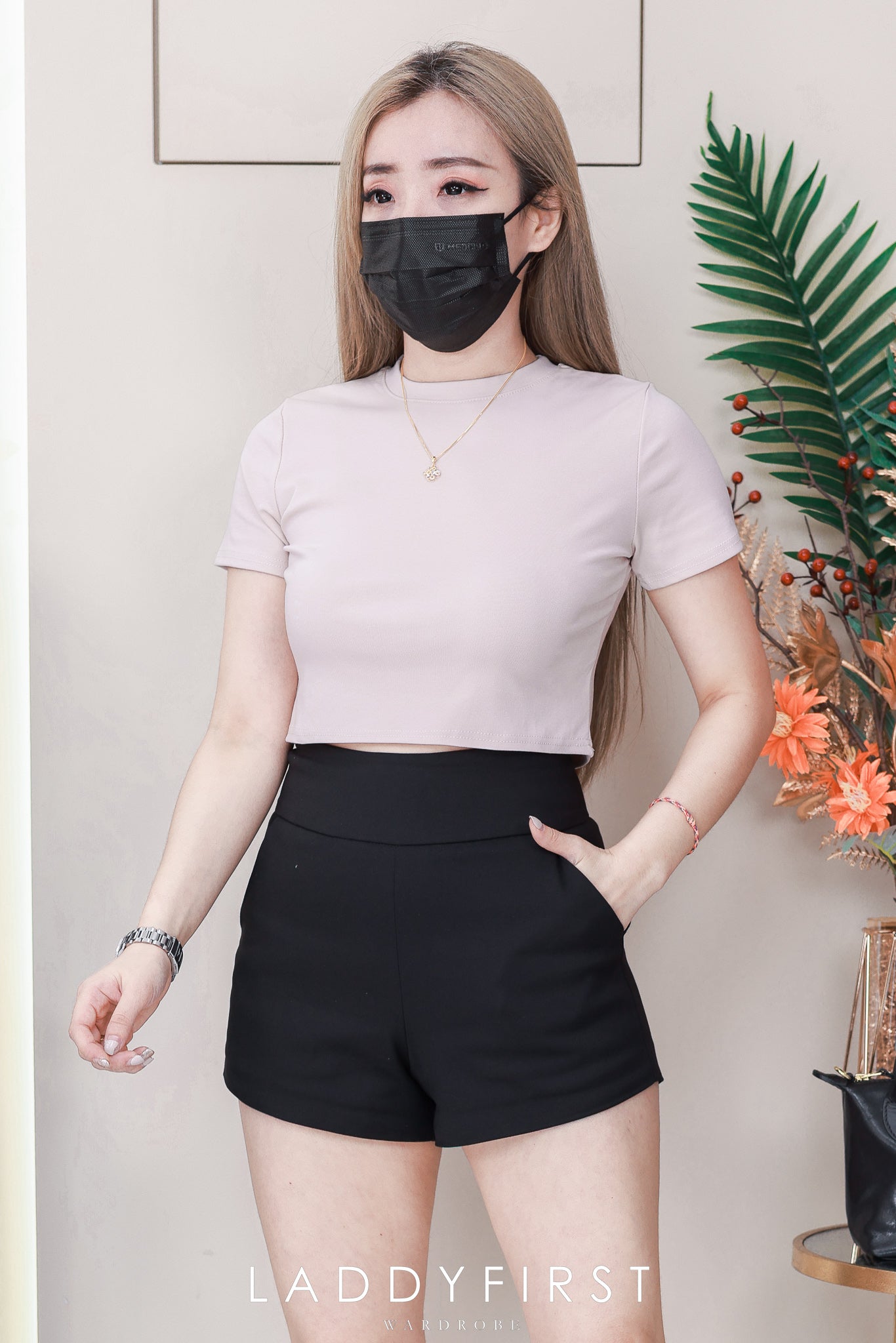 【T601】【高腰T】独家爆款高品质纯棉弹力圆领短袖简约日常百搭款上衣 #衣柜必入手百搭款 ❤❤