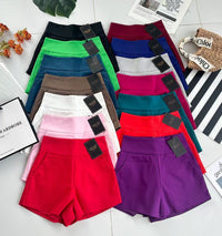 【S6644】【网站福利款✨】独家爆款【万能妹妹】高品质万能西装高腰休闲简约百搭短裤，后中隐形拉链，有口袋，内层加里布 #百搭必备 🔥🔥 【D-R1-C1】