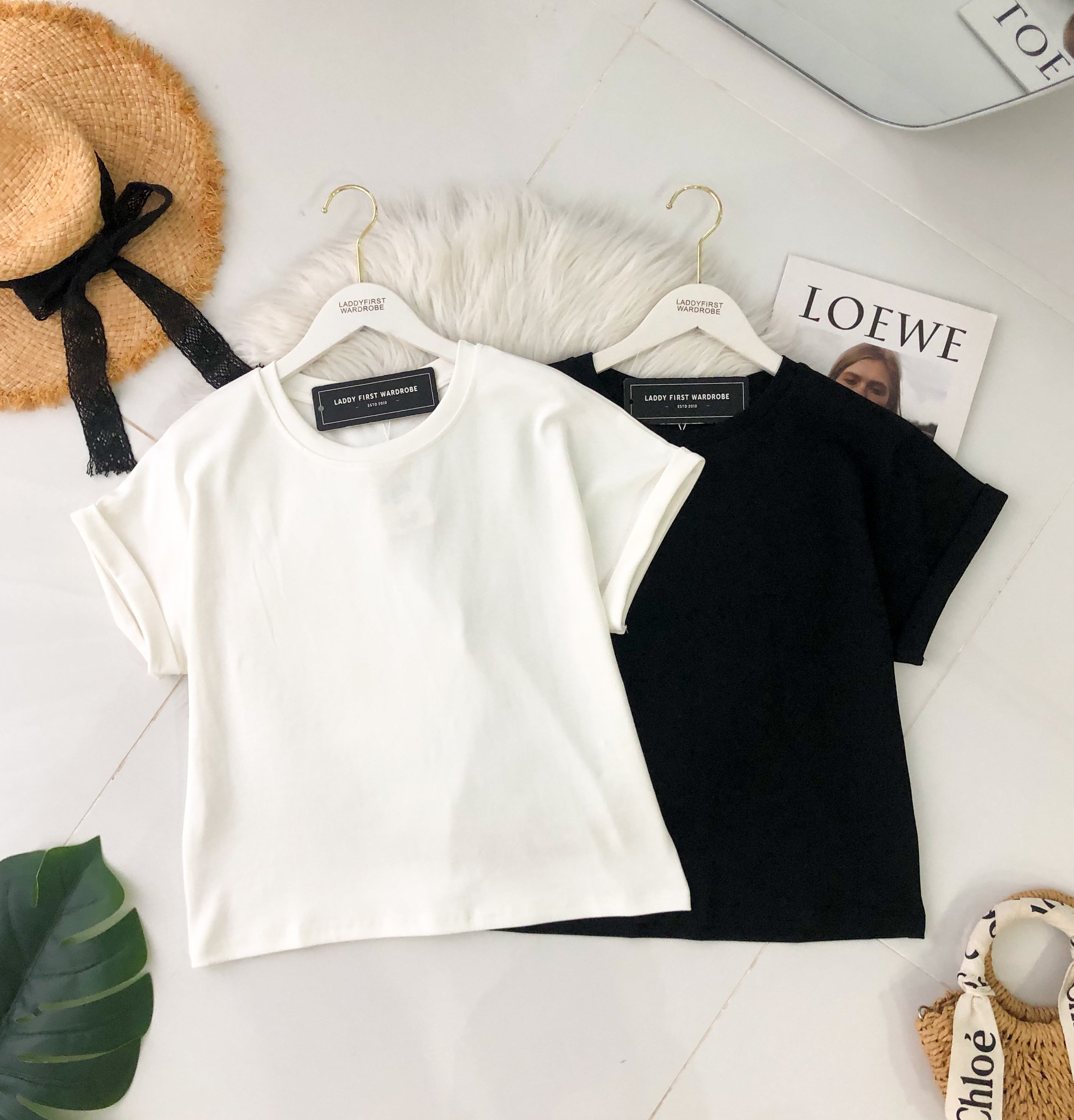 【T82468】高品质纯棉弹力宽松舒服短袖百搭上衣 ❤❤