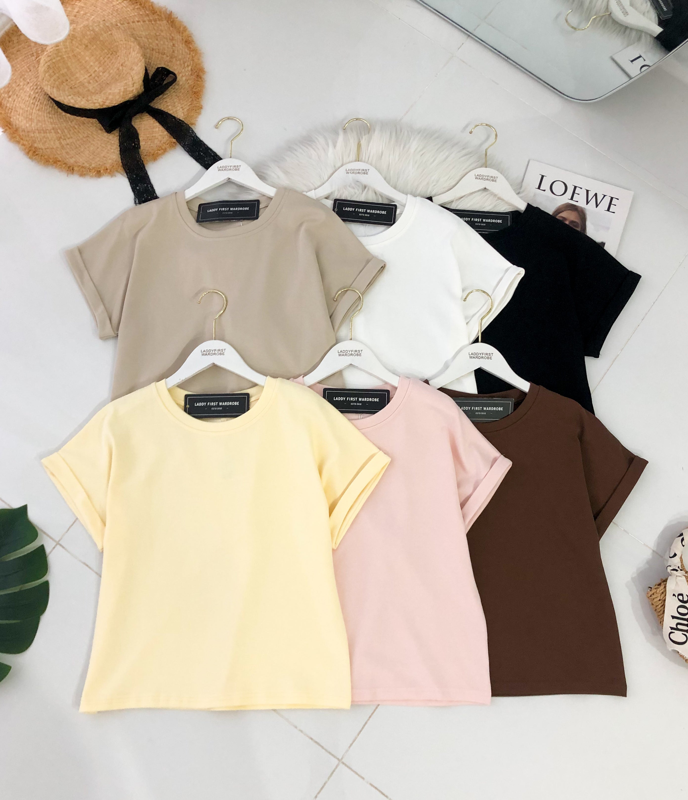 【T82468】高品质纯棉弹力宽松舒服短袖百搭上衣 ❤❤
