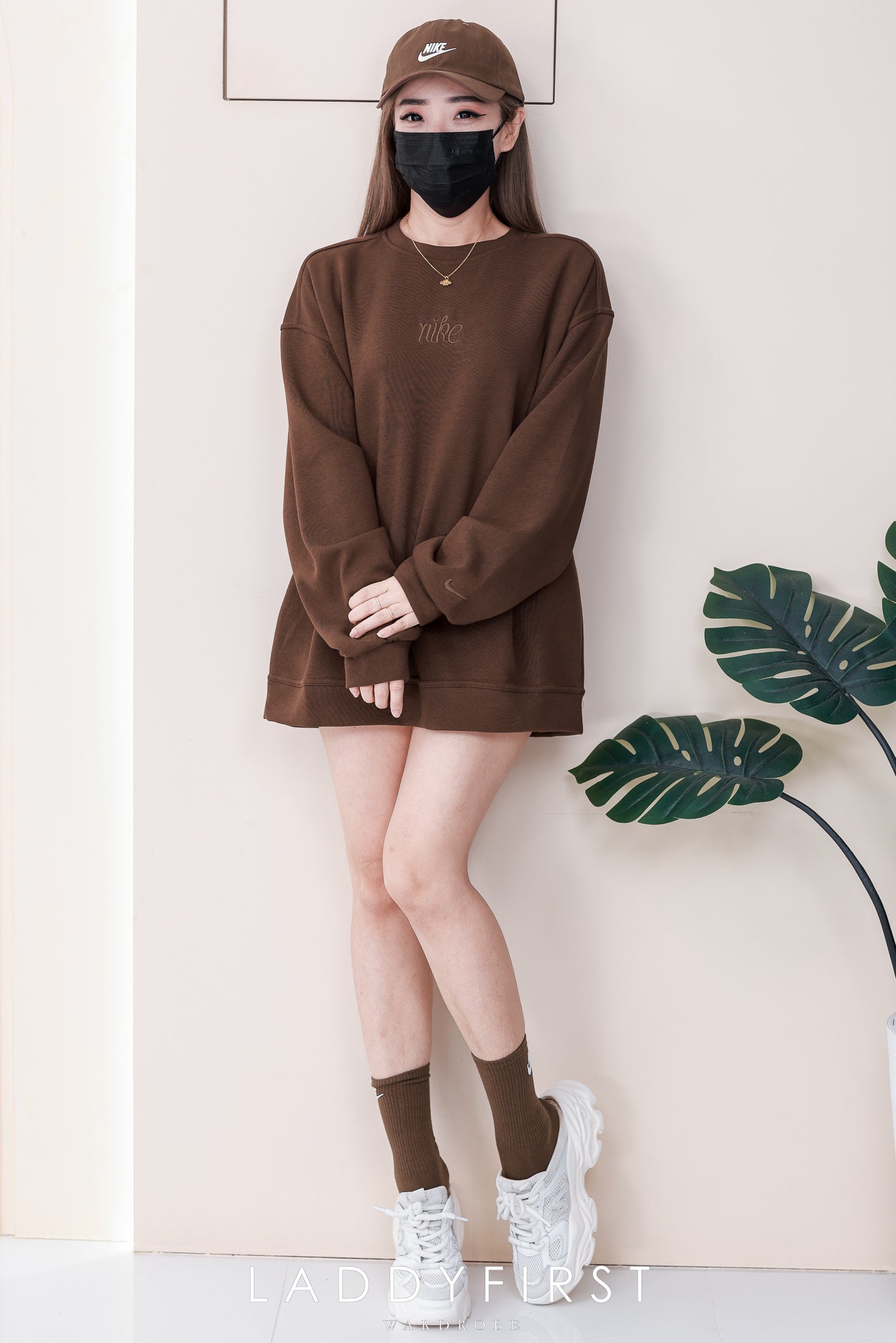 【O80220-1】⚡补货预订款⚡高品质三件套男女同款厚实卫衣棉Oversized 潮流时尚长袖上衣 ❤️❤️ 上衣👕➕帽子🧢➕袜子🧦