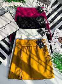 【S7973】独家爆款高品质A字裙西装高腰百搭裤裙，前裙后裙有口袋，右边拉链开叉设计 【C-R1-C6】