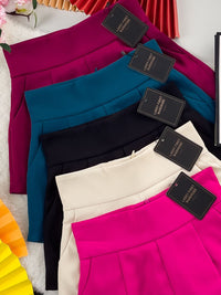 【S1663】LFW独家爆款西装垂感高腰休闲简约百搭短裤，内层➕里布，有口袋 ❤️❤️ 【C-R2-C4】