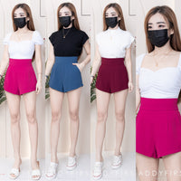 【S1663】LFW独家爆款西装垂感高腰休闲简约百搭短裤，内层➕里布，有口袋 ❤️❤️ 【C-R2-C4】