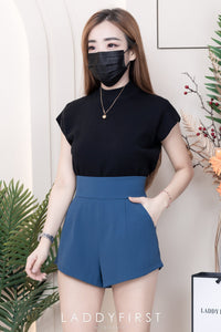 【S1663】LFW独家爆款西装垂感高腰休闲简约百搭短裤，内层➕里布，有口袋 ❤️❤️ 【C-R2-C4】
