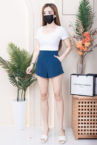 【S1663】LFW独家爆款西装垂感高腰休闲简约百搭短裤，内层➕里布，有口袋 ❤️❤️ 【C-R2-C4】