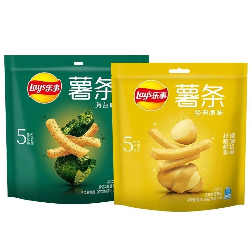 【F6231】🌟现货🌟 嘎嘣松脆追剧小吃 🤤 乐事LAY'S 原切薯条 🍟