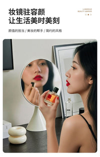 【P3095】高颜值ins简约风三色LED可调梳妆镜子 🪞❤️