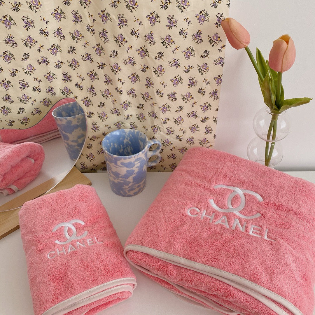 【P2016】小香浴巾毛巾组合 🩷