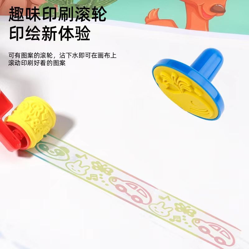 【DG6099】🇨🇳 代购 1.0 🇨🇳 神奇魔法超大水画布色彩反复涂鸦清水画毯 ✨