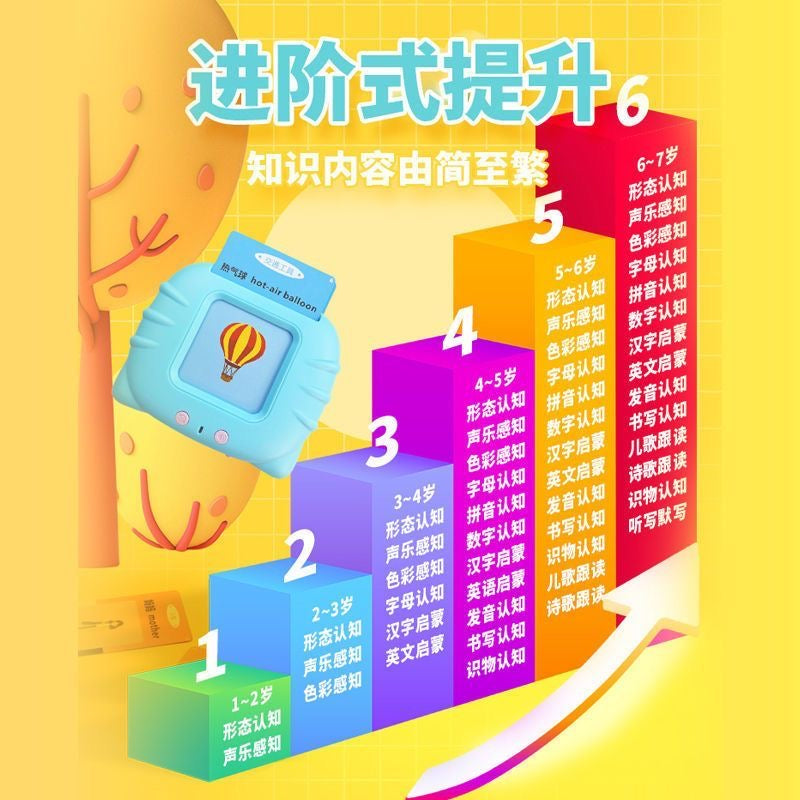 【DG6098】🇨🇳 代购 1.0 🇨🇳 儿童插卡片中英双语学习机 📋