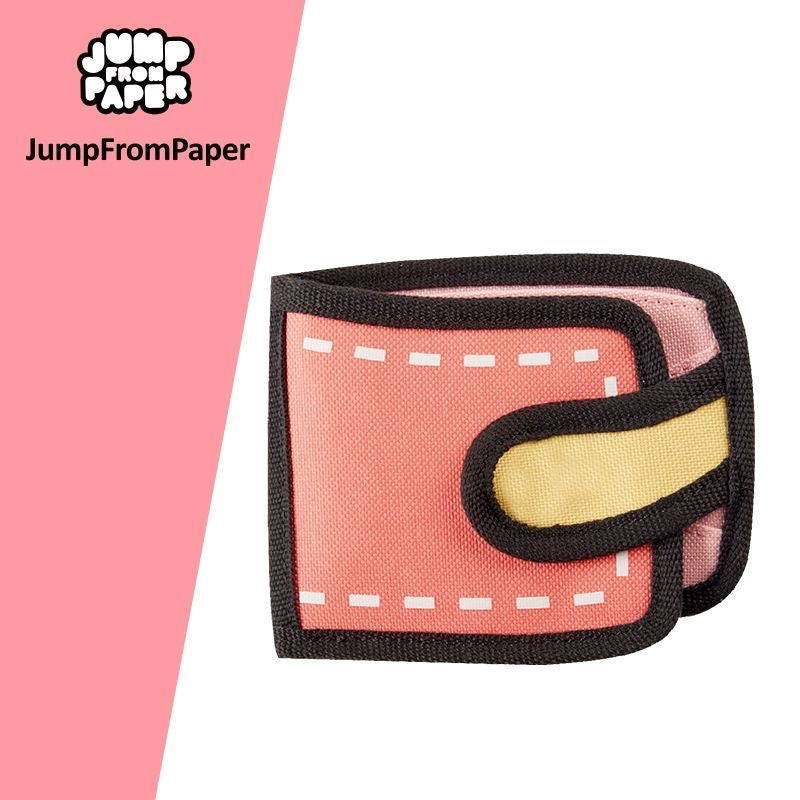 【DG6095】🇨🇳 代购 1.0 🇨🇳 JumpFromPaper 3D可爱二次元短款钱包 👛