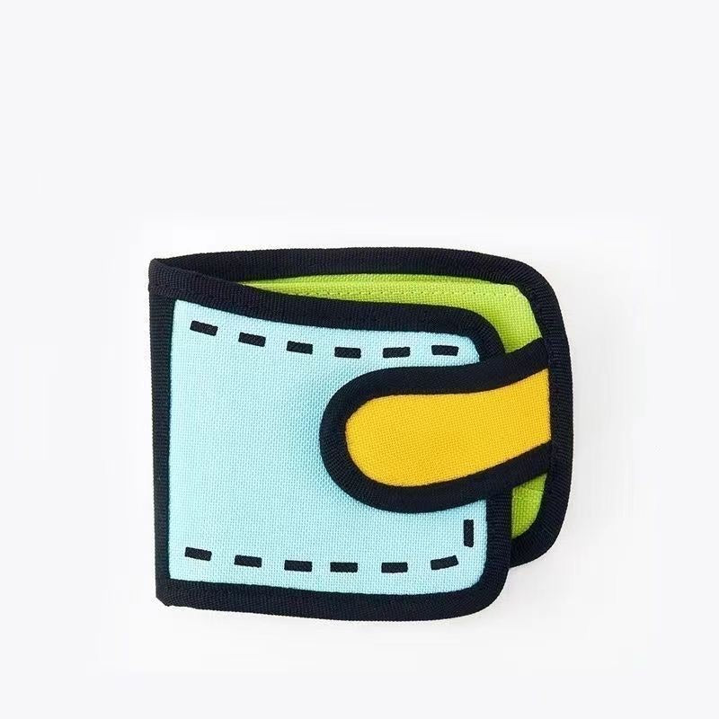 【DG6095】🇨🇳 代购 1.0 🇨🇳 JumpFromPaper 3D可爱二次元短款钱包 👛