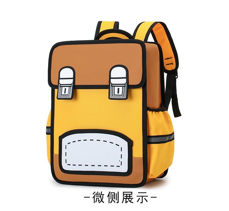 【DG6094】🇨🇳 代购 1.0 🇨🇳 3D立体二次元百变色彩双肩带背包 🎒