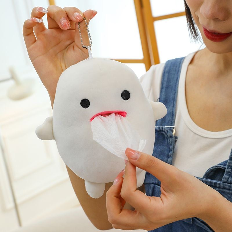 【DG6092】🇨🇳 代购 1.0 🇨🇳 👻搞怪小鬼幽灵抽纸挂件 🧻