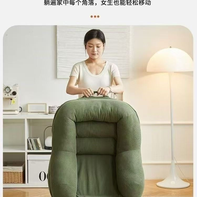 【DG6070】🇨🇳 代购 1.0 🇨🇳 懒人必备榻榻米灯芯绒布沙发椅 💺