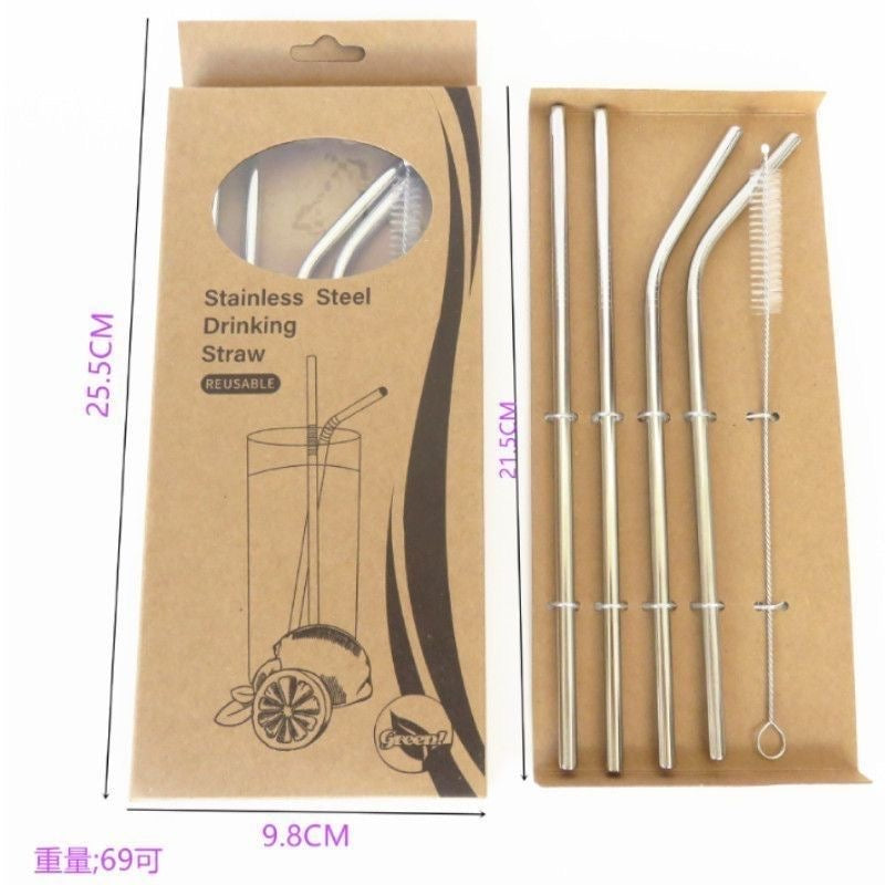 【DG6069】🇨🇳 代购 1.0 🇨🇳 不锈钢材质吸管环保配套组 ❤️