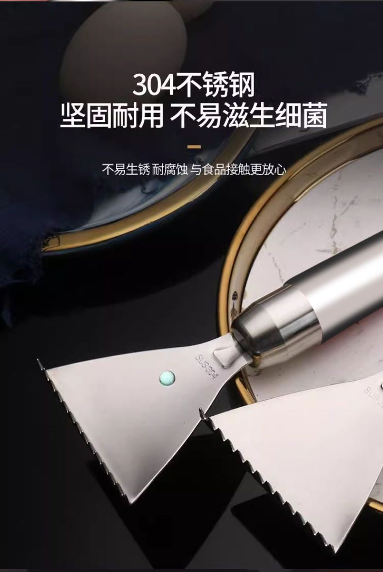 【DG6068】🇨🇳 代购 1.0 🇨🇳 厨房好帮手！304不锈钢锯齿鱼鳞刨刀 ❤️