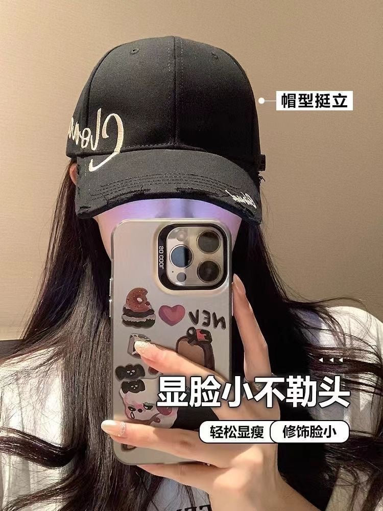 【DG6058】🇨🇳 代购 1.0 🇨🇳 韩版百搭字母刺绣棒球鸭舌帽 ❤️