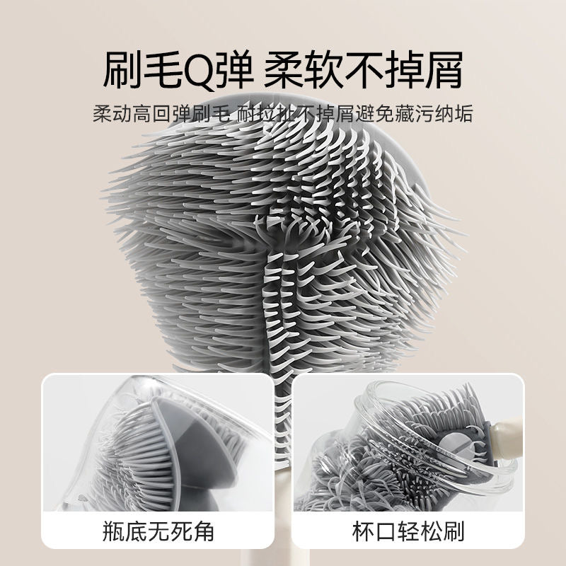 【DG6045】🇨🇳 代购 1.0 🇨🇳 出门必备硅胶便捷式奶瓶清洁刷套装组 ❤️