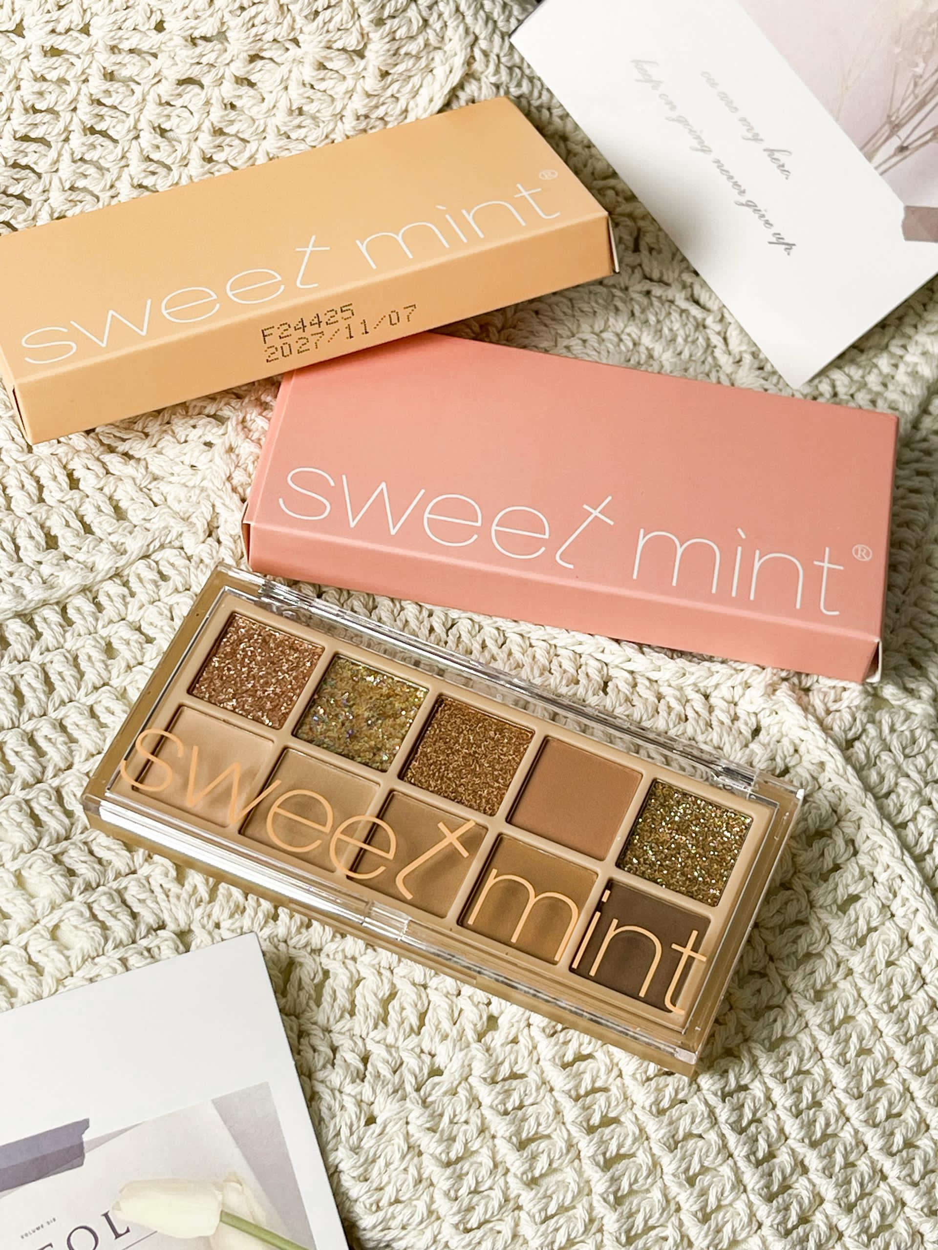 【P0423】✨现货✨高颜值SWEET MINT 10色眼影盘❤️